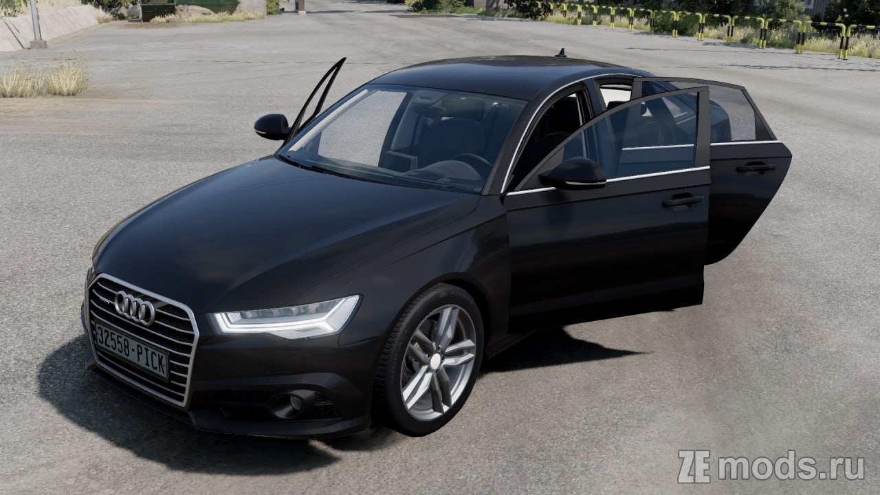 Мод Audi A6 (C7) 2013-2018 (1.0) для BeamNG.drive (0.36.x)
