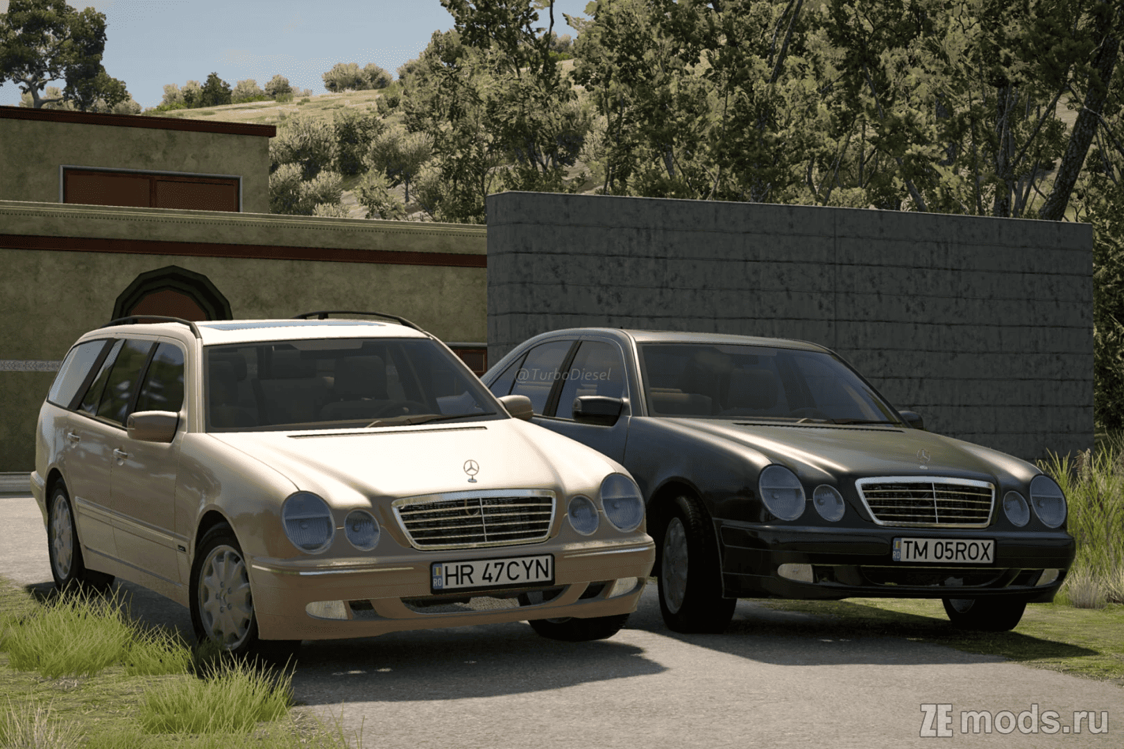 Мод Mercedes-Benz W210 (E-Class) (1.1) для BeamNG.drive (0.36.x)&nbsp;