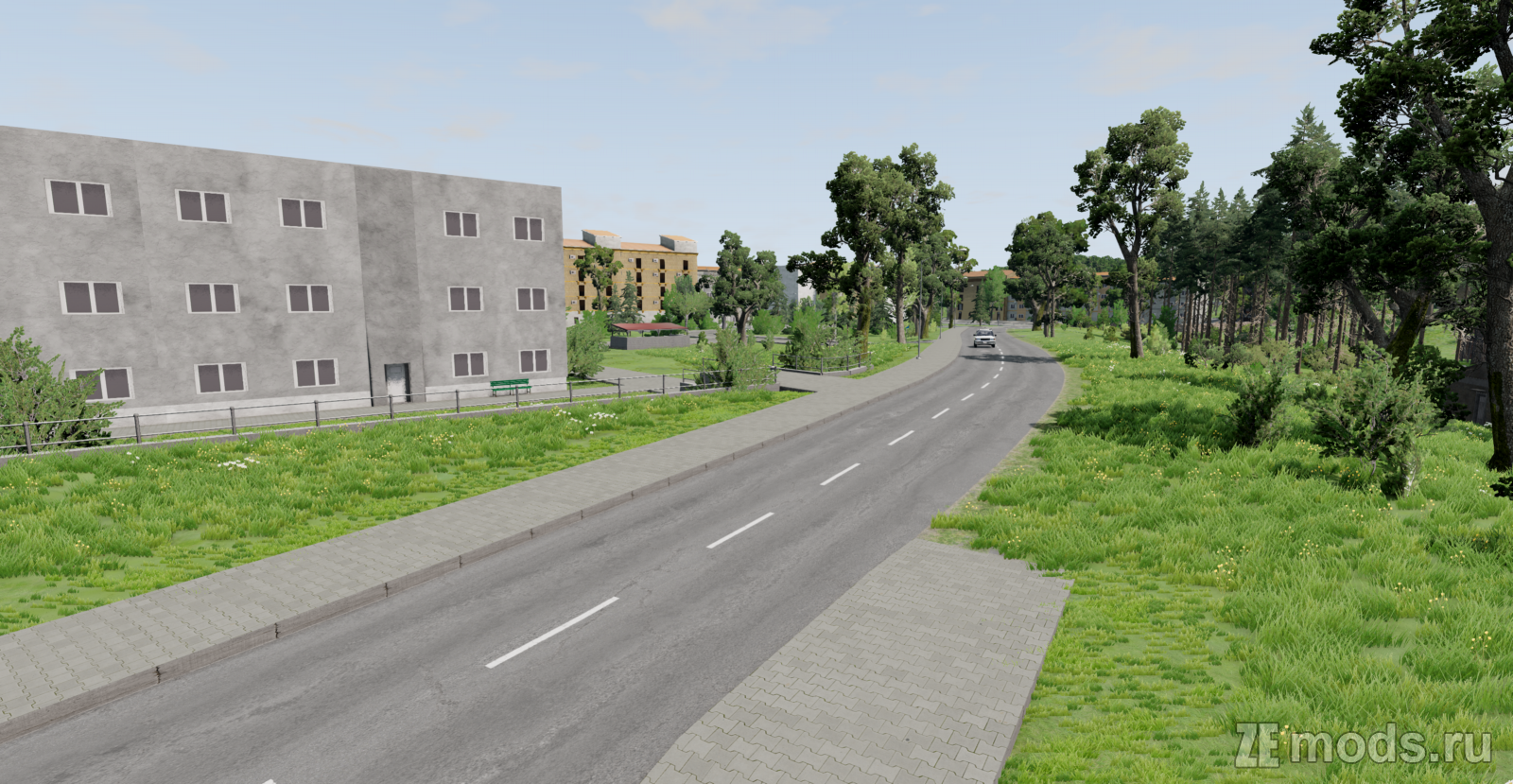 Карта "Poland (Summer/Winter)" (1.3) для BeamNG.drive (0.36.x)