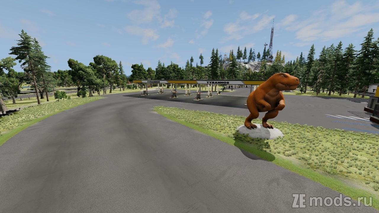 Мод Карта "Xero Parklands" (2.38) для BeamNG.drive (0.36.x)