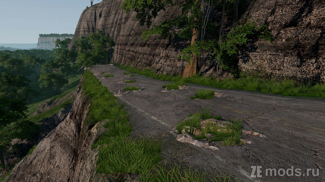 Мод Карта "Dangerous Roads" (1.01) для BeamNG.drive (0.36.x)
