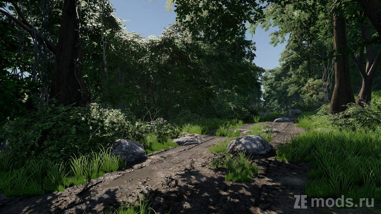Мод Карта "Dangerous Roads" (1.01) для BeamNG.drive (0.36.x)