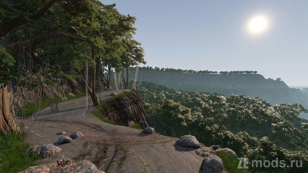 Мод Карта "Dangerous Roads" (1.01) для BeamNG.drive (0.36.x)