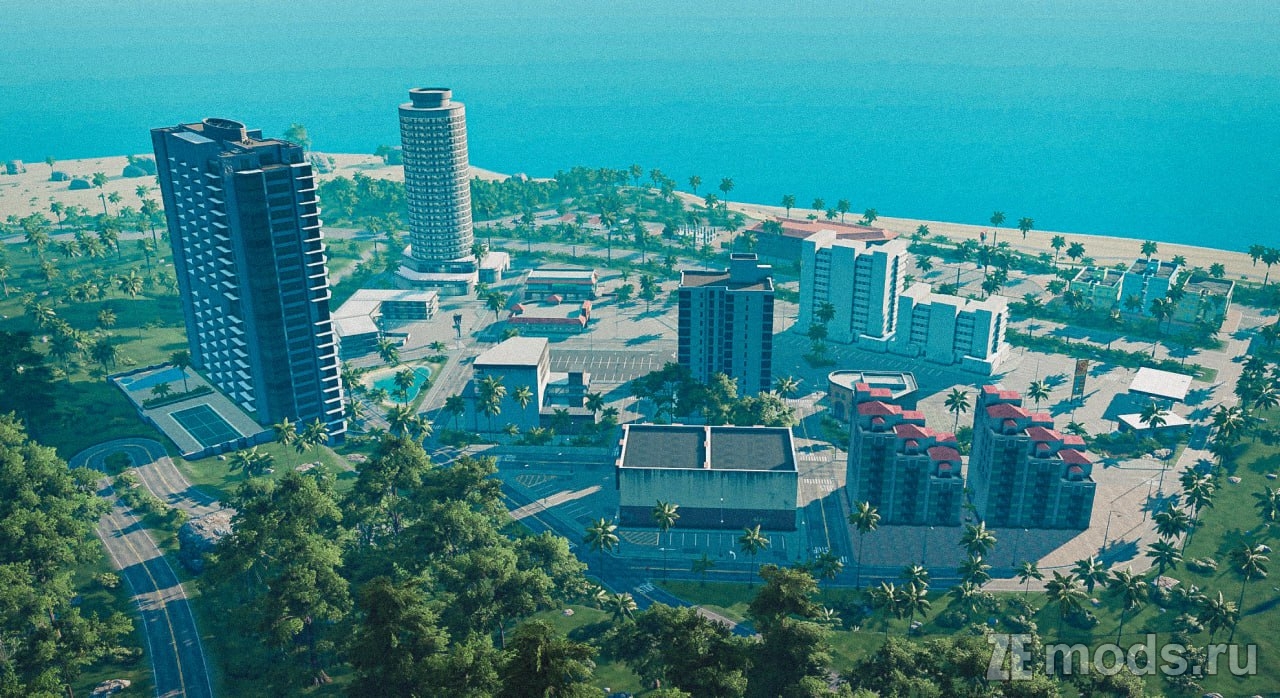 Мод Карта "Caldera Bay" (1.11) для BeamNG.drive (0.36.x)