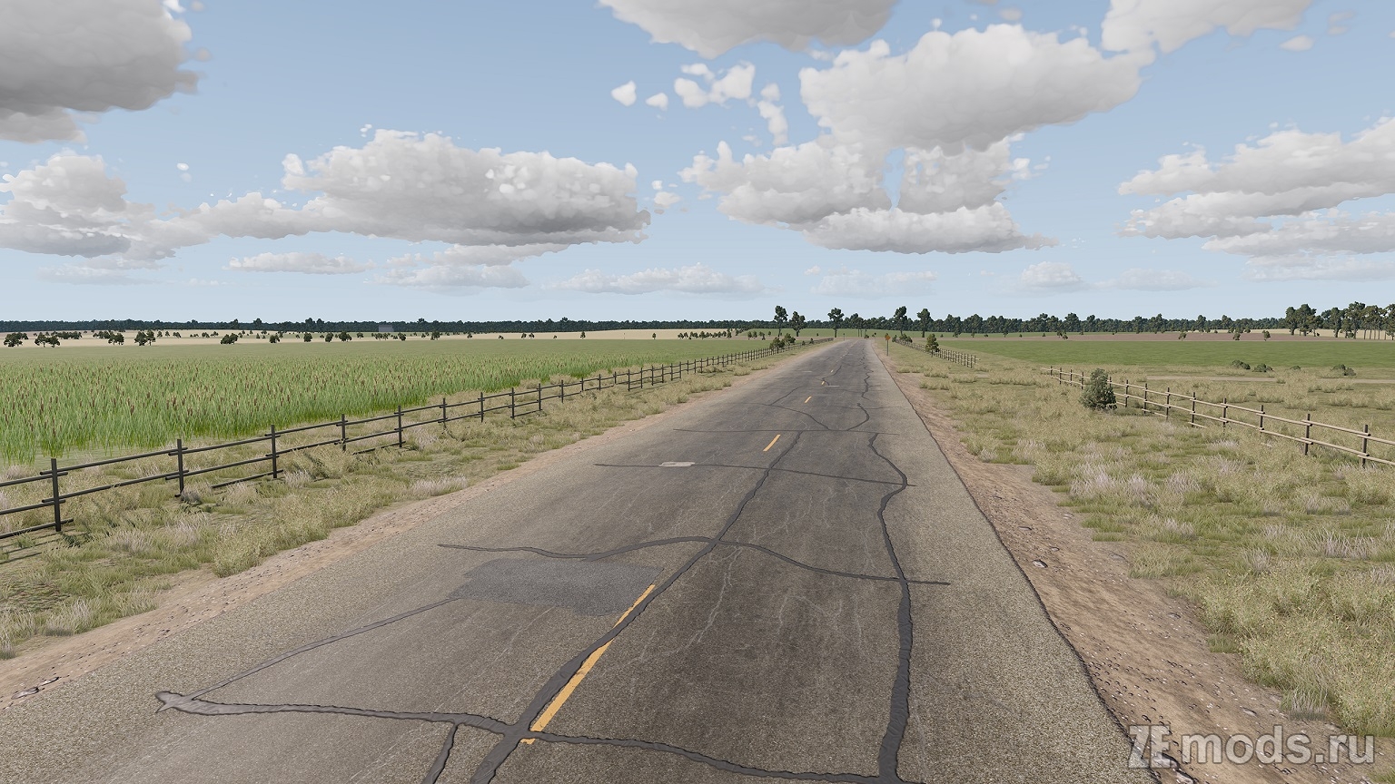 Мод Карта "Texas, USA" (1.3c) для BeamNG.drive (0.36.x)