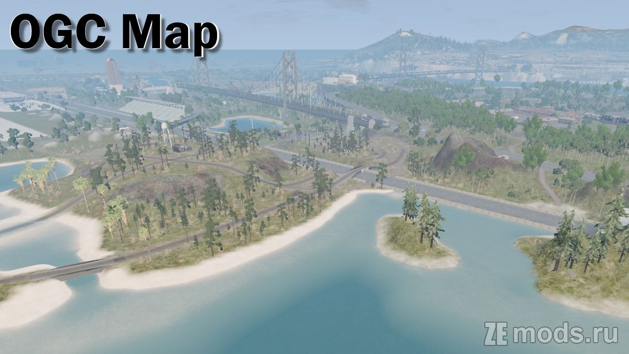 Мод Карта "OGC One - Ultimate Beam.NG" (1.3) для BeamNG.drive (0.36.x)