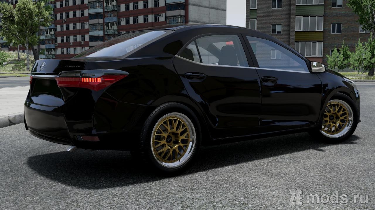 Мод Toyota Corolla E180 (2.0) для BeamNG.drive (0.36.x)