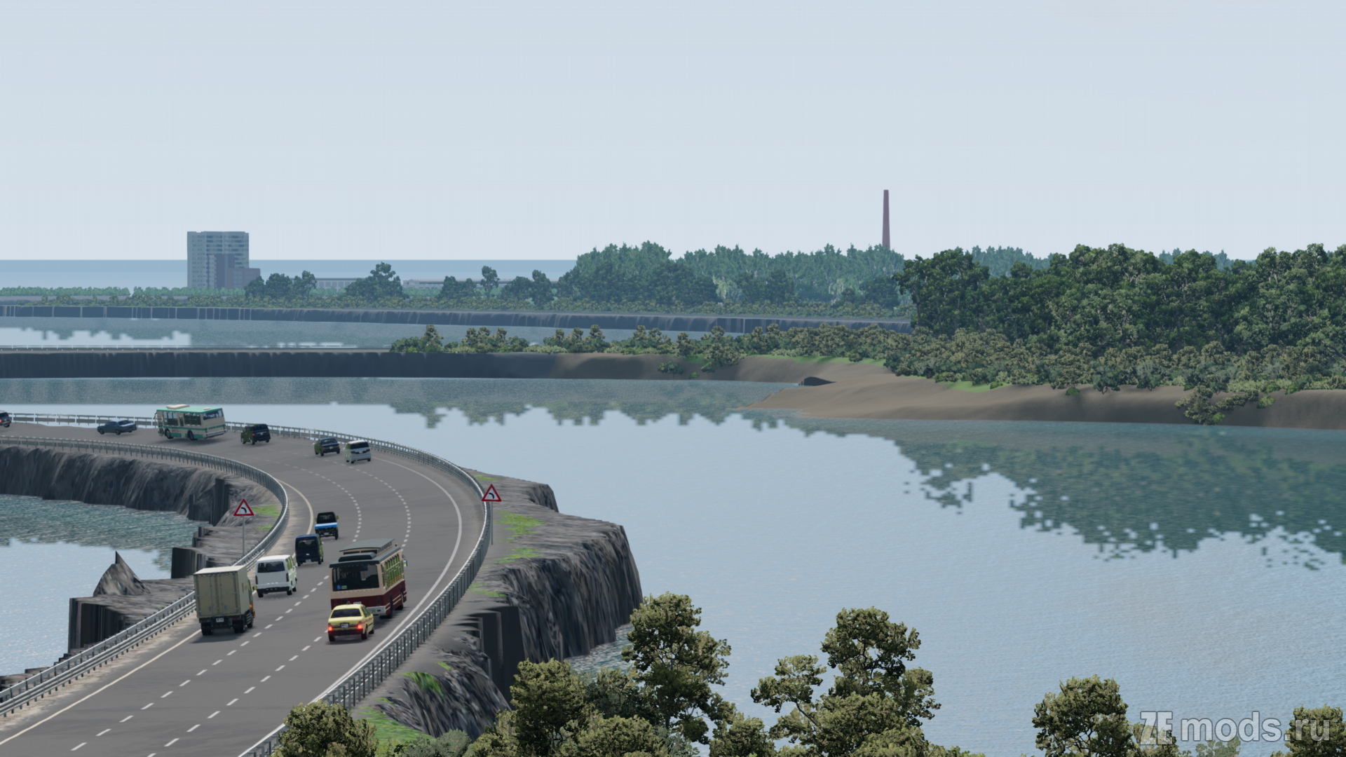 Карта "Band1t Highway" (1.0) для BeamNG.drive (0.36.x)