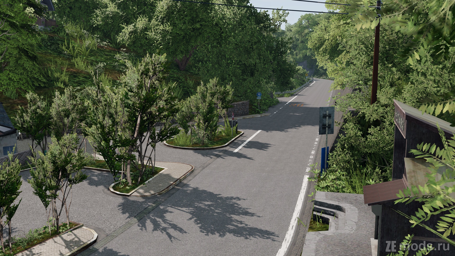 Мод Карта "Yabitsu Pass (Touge)" (1.0) для BeamNG.drive (0.36.x)