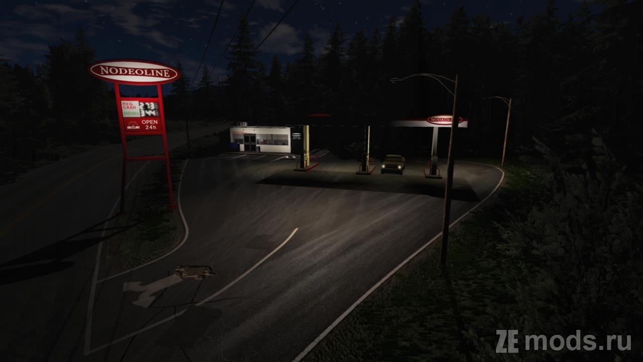 Карта "East Coast Beam Life Rework" (1.2) для BeamNG.drive (0.36.x)