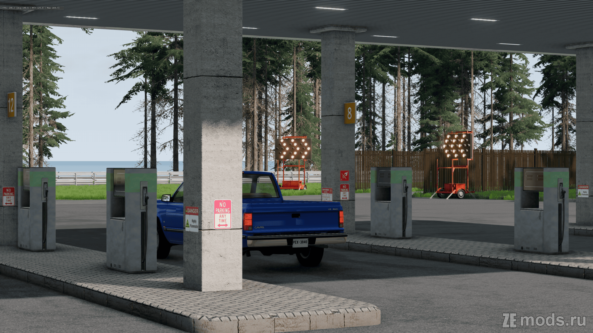 Карта "Band1t Highway" (1.2) для BeamNG.drive (0.36.x)