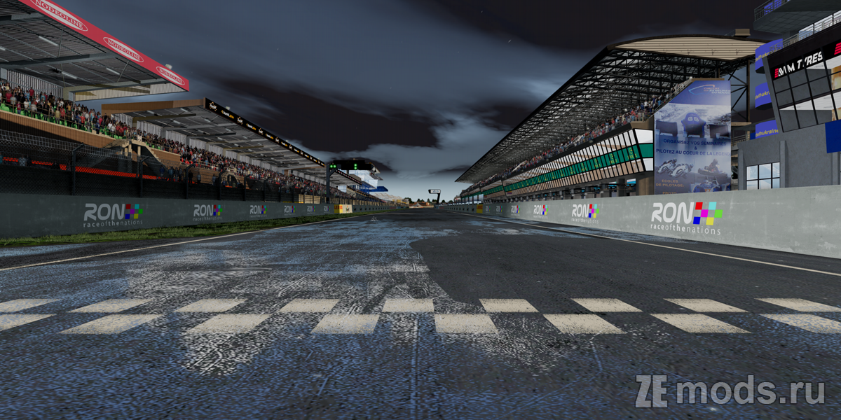 Мод Карта "LeBeams (Circuit de La Sarthe)" (1.0) для BeamNG.drive (0.36.x)