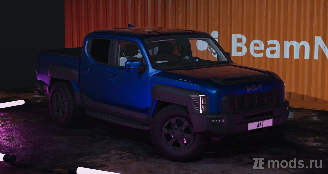 Мод 2025 Kia Tasman Double Cab (1.0) для BeamNG.drive (0.36.x)