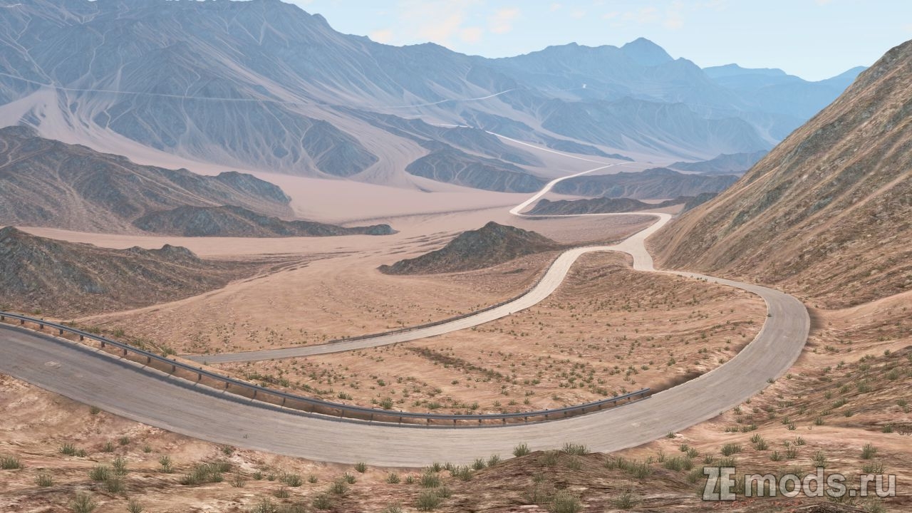 Мод Карта "Sandy Mountain" (1.31) для BeamNG.drive (0.36.x)