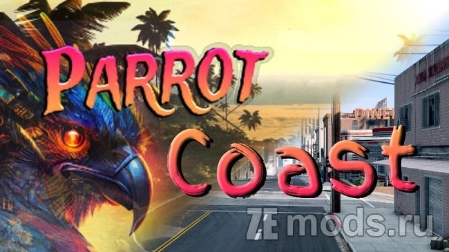 Карта "OGC Parrot Coast [Parrot Bay X West Coast]" (1.01) для BeamNG.drive (0.36.x) 