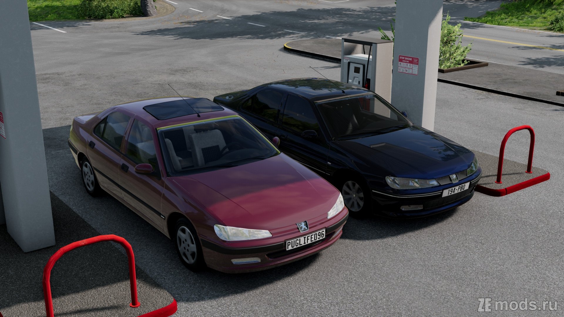 Мод Peugeot 406 (4.3) для BeamNG.drive (0.36.x)