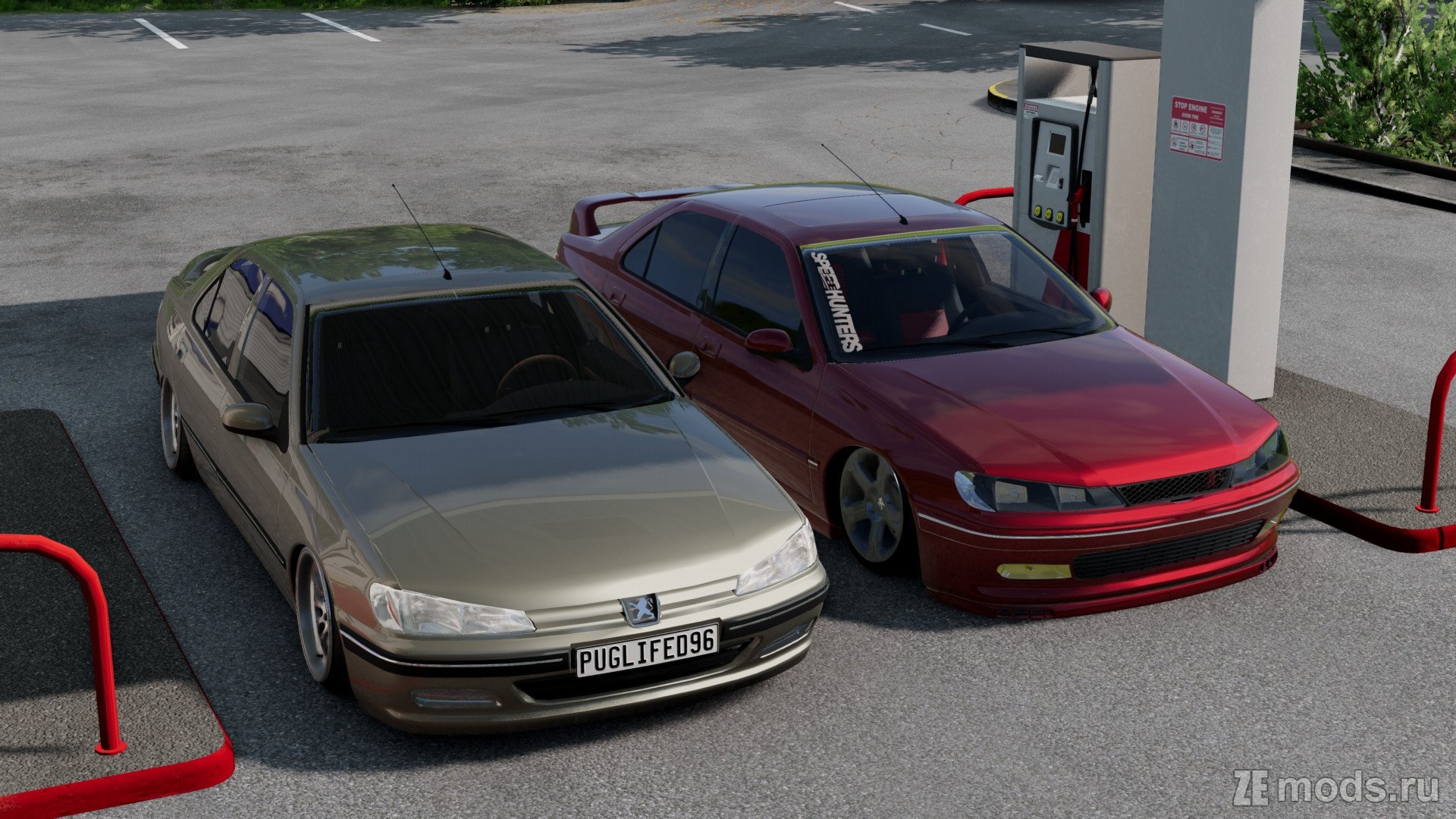 Мод Peugeot 406 (4.3) для BeamNG.drive (0.36.x)