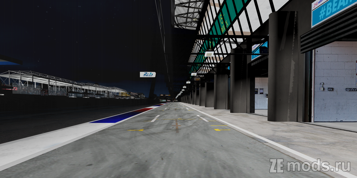 Мод Карта "LeBeams (Circuit de La Sarthe)" (1.0) для BeamNG.drive (0.36.x)