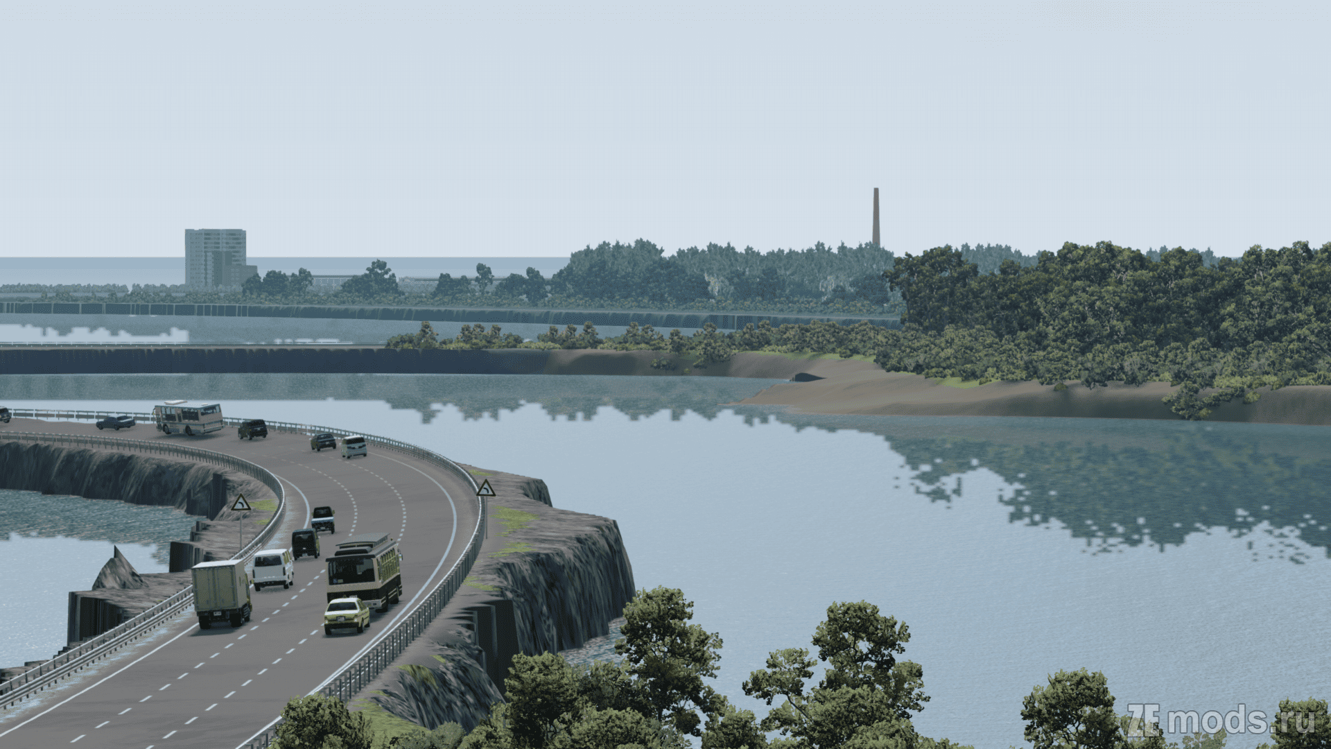 Мод Карта "Band1t Highway" (1.2) для BeamNG.drive (0.36.x)