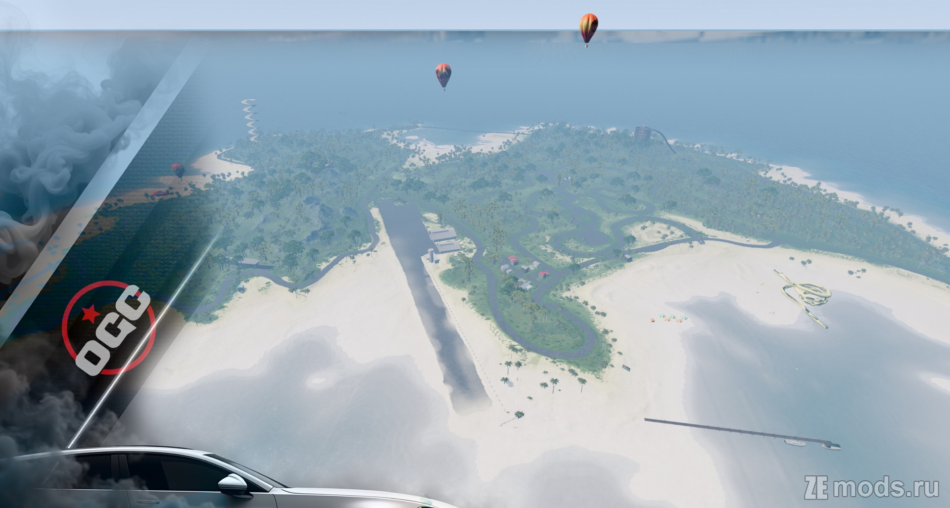Мод Карта "OGC Parrot Coast [Parrot Bay X West Coast]" (1.01) для BeamNG.drive (0.36.x)&nbsp;