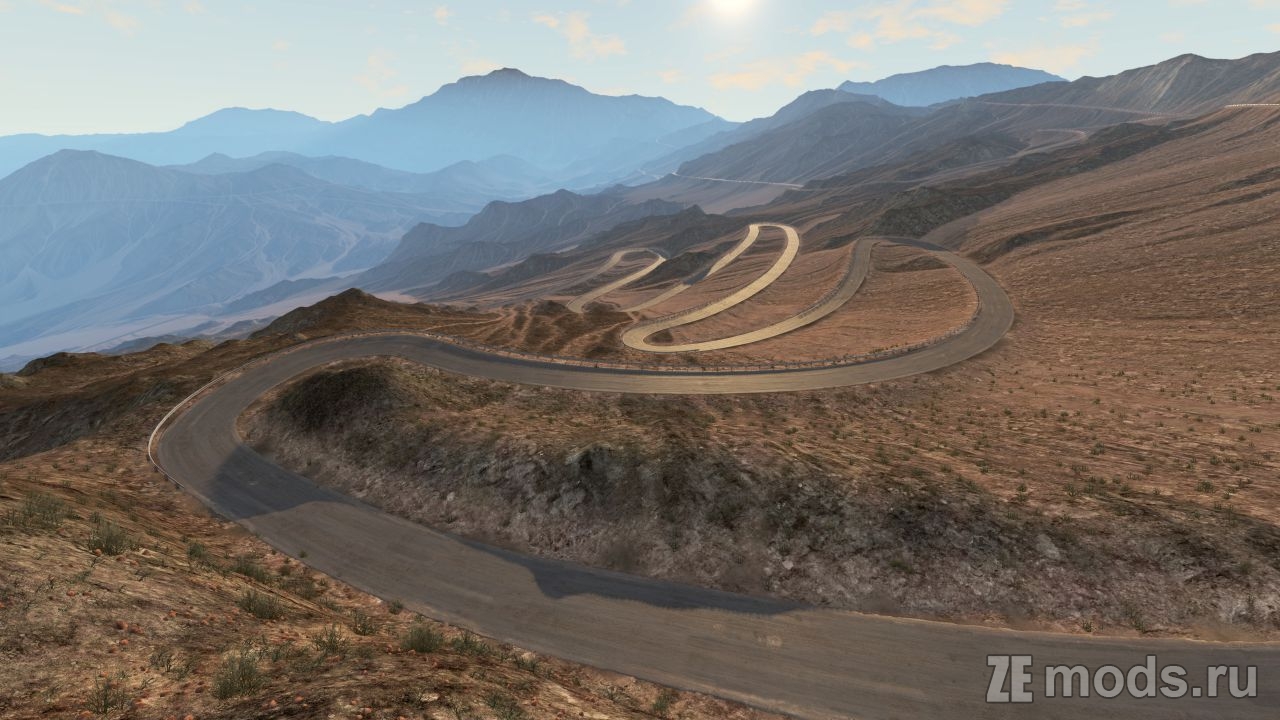 Мод Карта "Sandy Mountain" (1.31) для BeamNG.drive (0.36.x)