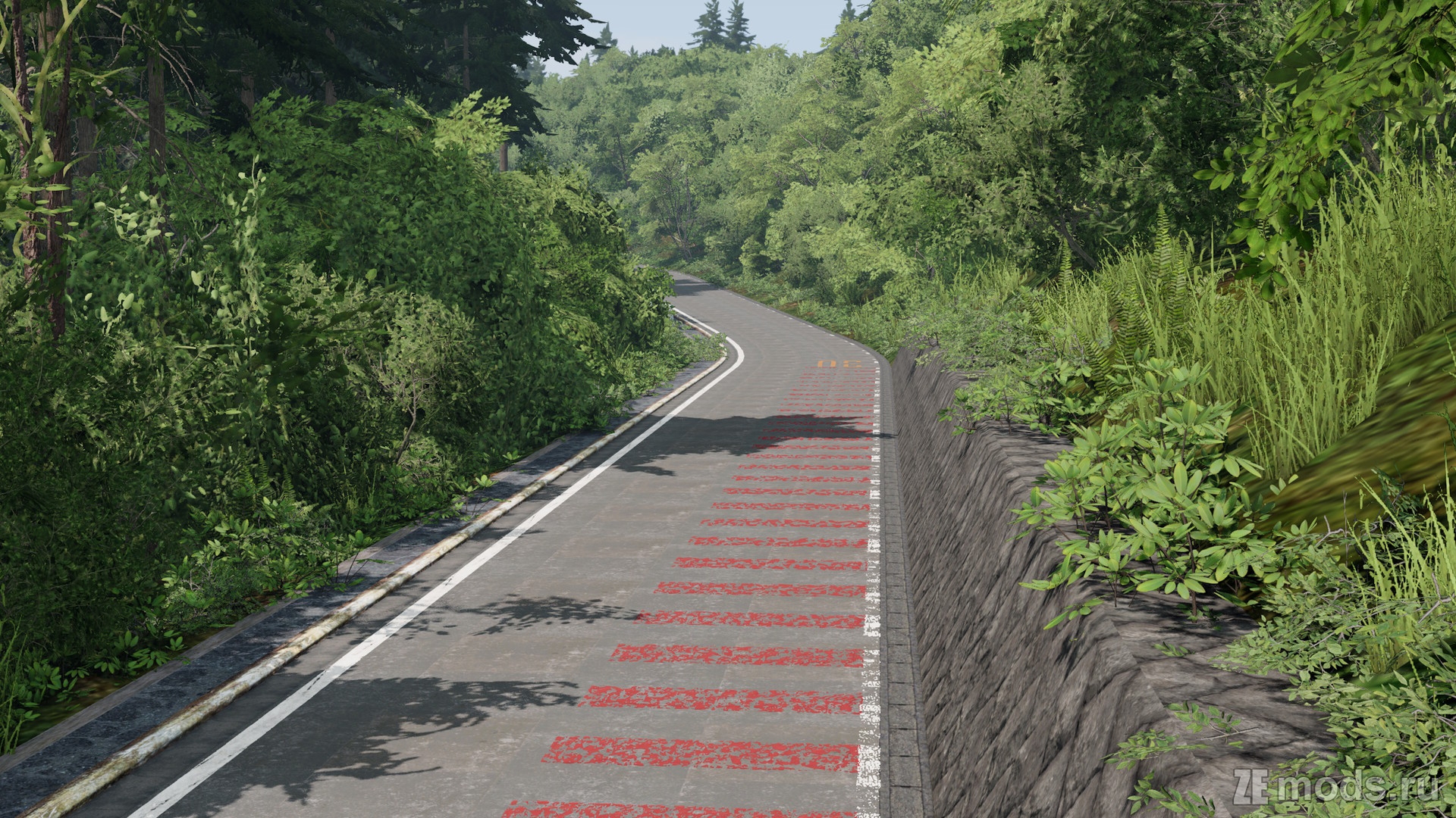 Мод Карта "Yabitsu Pass (Touge)" (1.0) для BeamNG.drive (0.36.x)