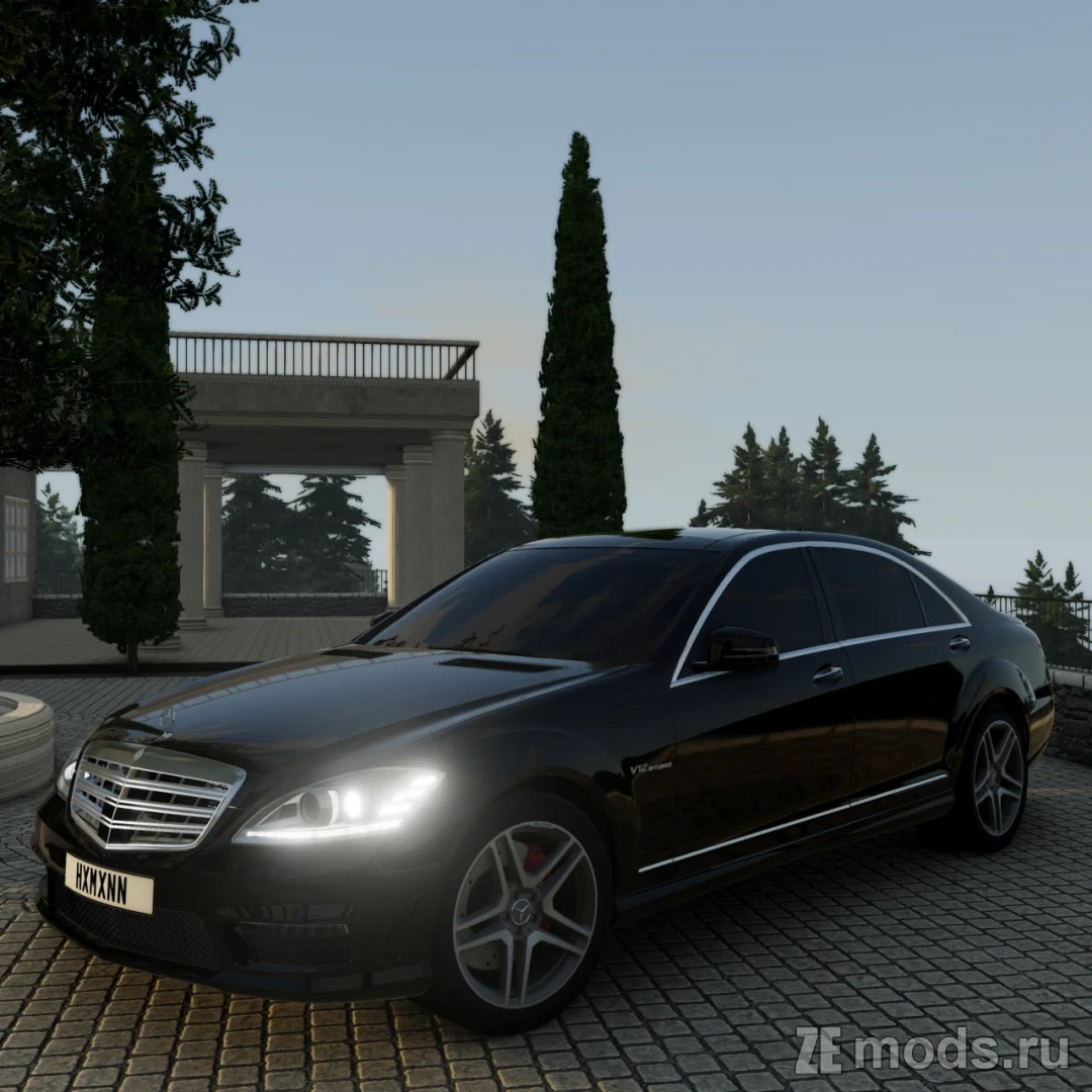 2005-2013 Mercedes-Benz W221 AMG (3.0) для BeamNG.drive (0.36.x)