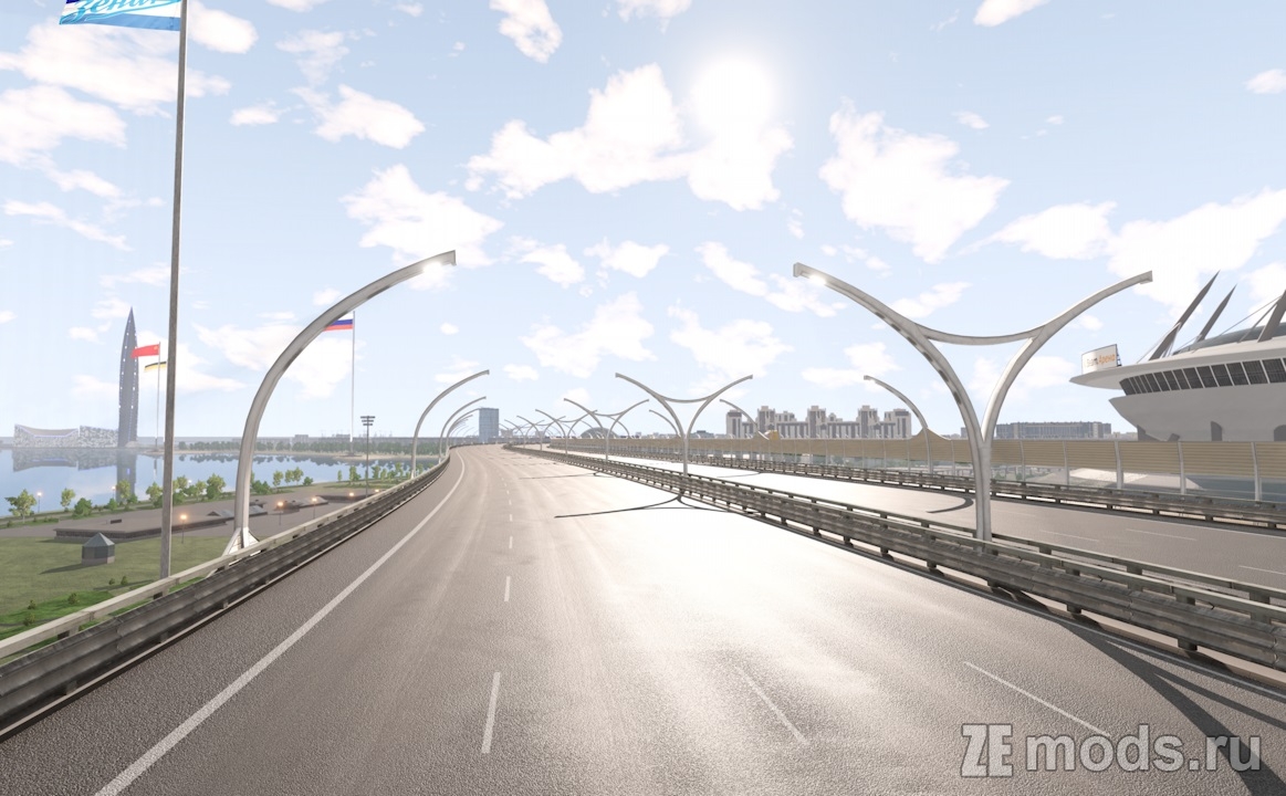 Карта "Васильевский Остров СПб" (1.1.1) для BeamNG.drive (0.37.x) 