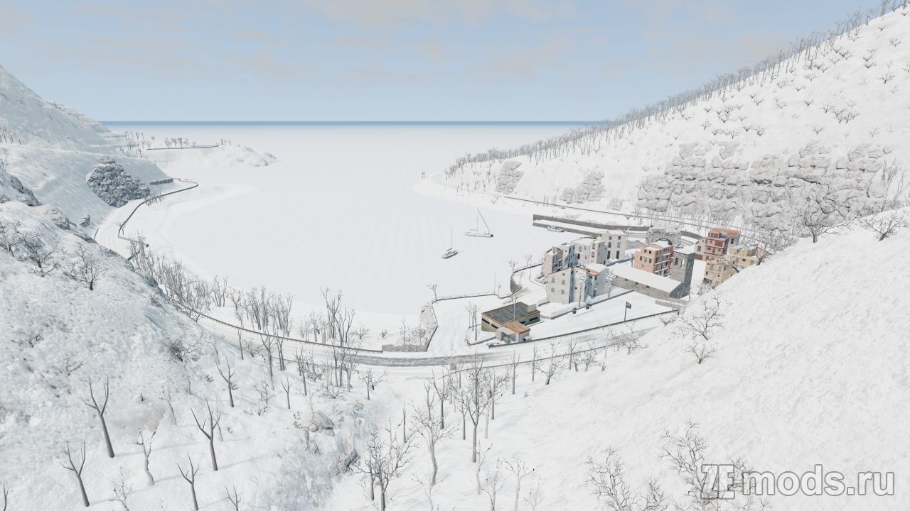 Карта "Italy Snowy" (1.1) для BeamNG.drive (0.36.x)