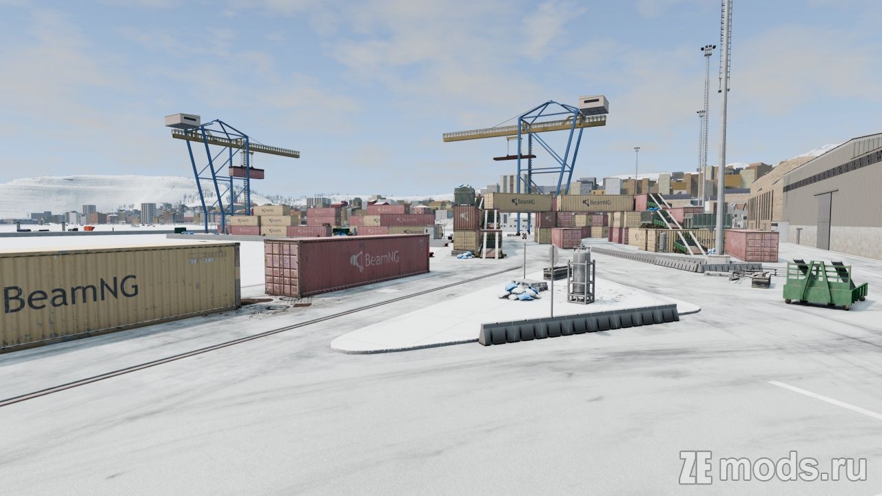 Мод Карта "Italy Snowy" (1.1) для BeamNG.drive (0.36.x)