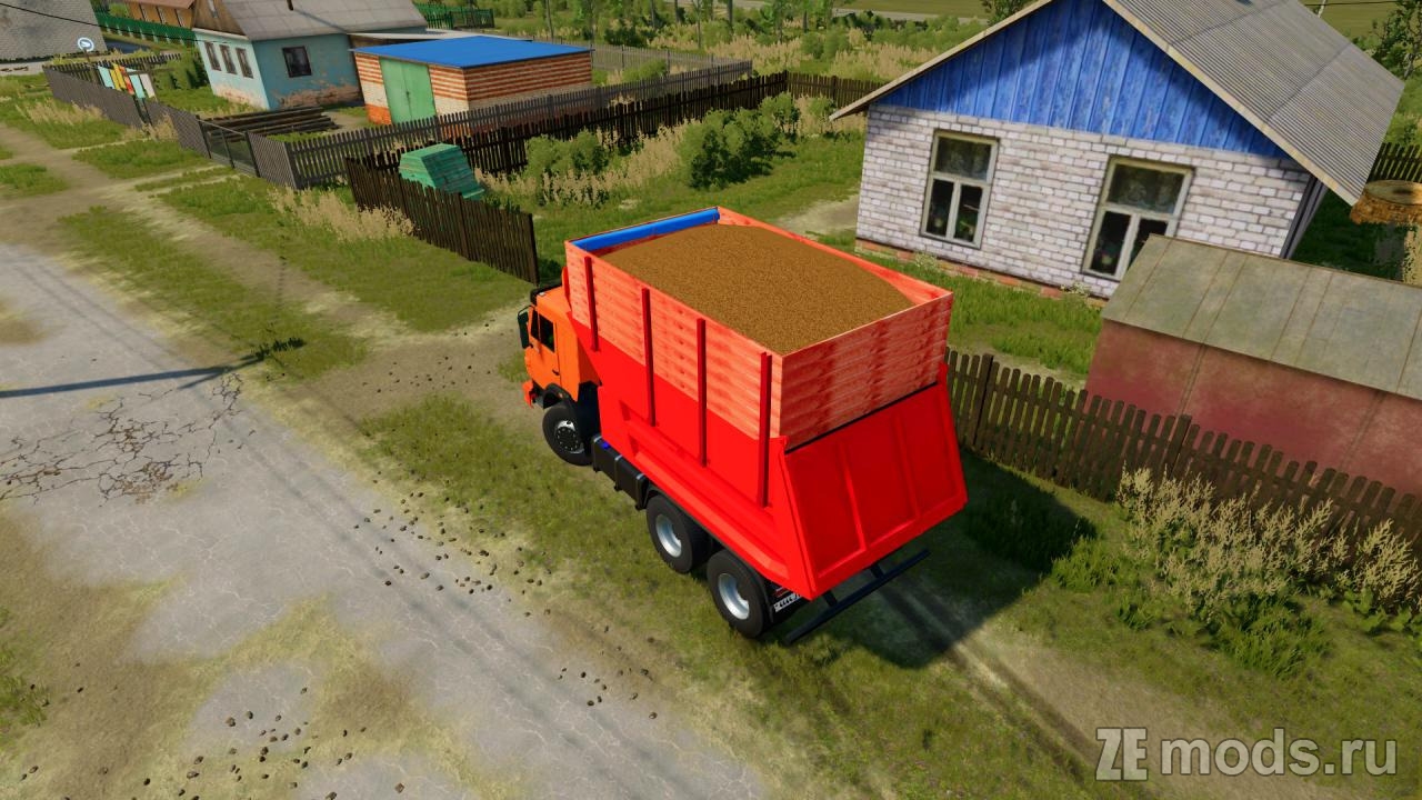 Мод КамАЗ-55111 (1.0) для Farming Simulator 22