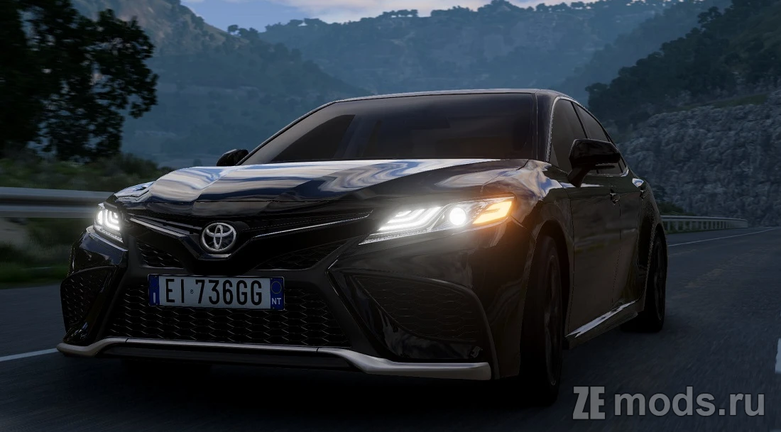 Toyota Camry XV70 (2023) (2.5) для BeamNG.drive (0.36.x)