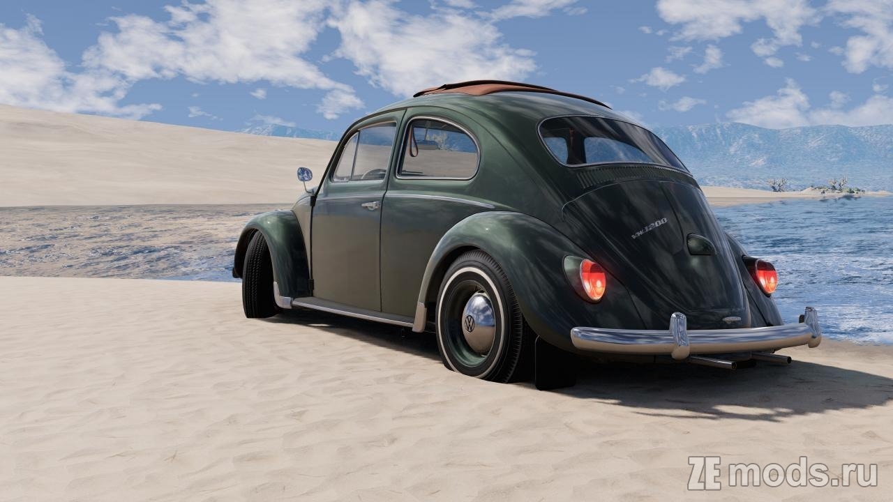 Мод Volkswagen Beetle (1963) (25.0) для BeamNG.drive (0.36.x)