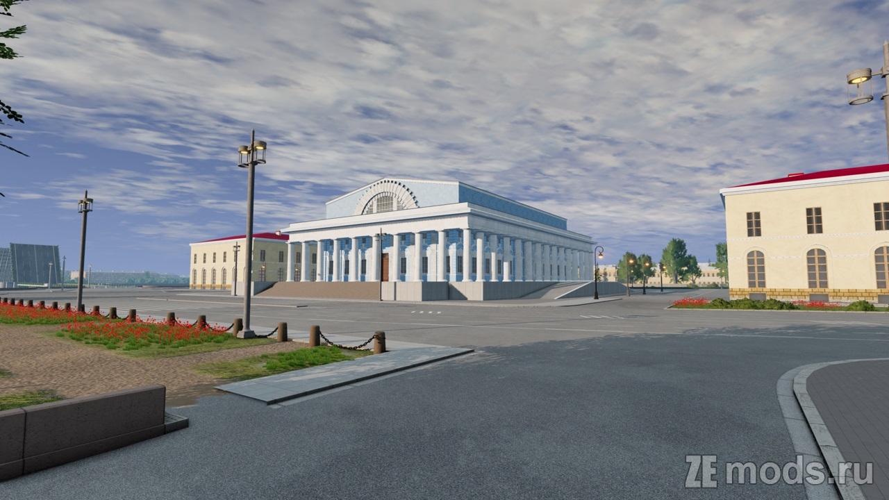 Мод Карта "Васильевский Остров СПб" (1.1.1) для BeamNG.drive (0.37.x)