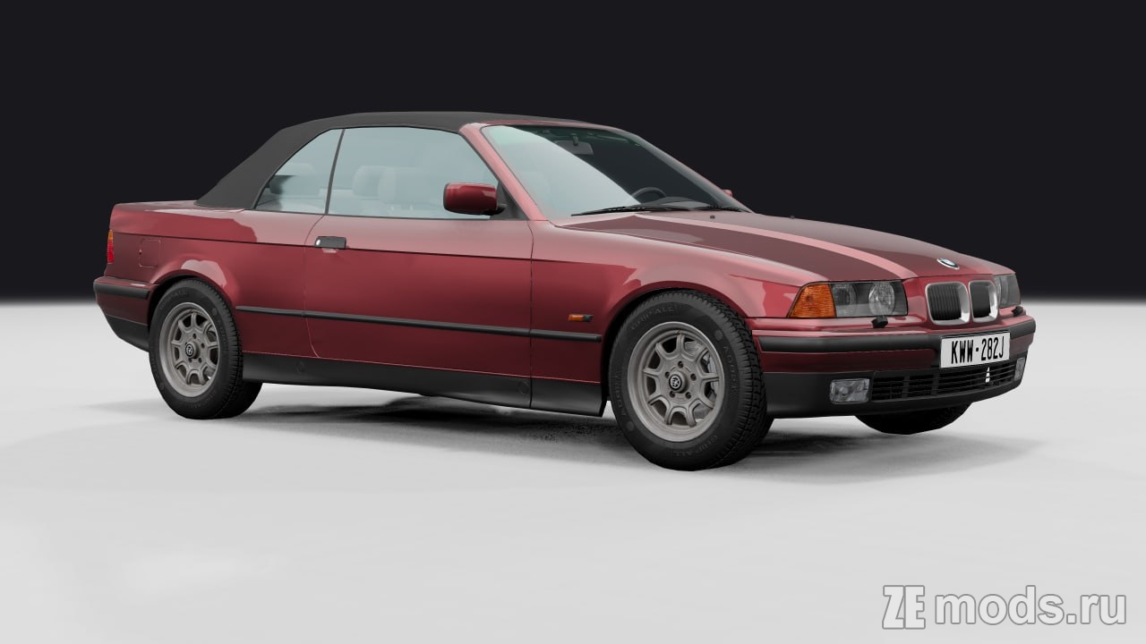 Мод BMW E36 Edit (1.0) для BeamNG.drive (0.36.x)