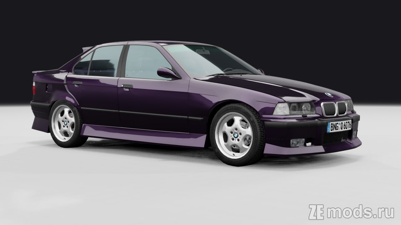 Мод BMW E36 Edit (1.0) для BeamNG.drive (0.36.x)