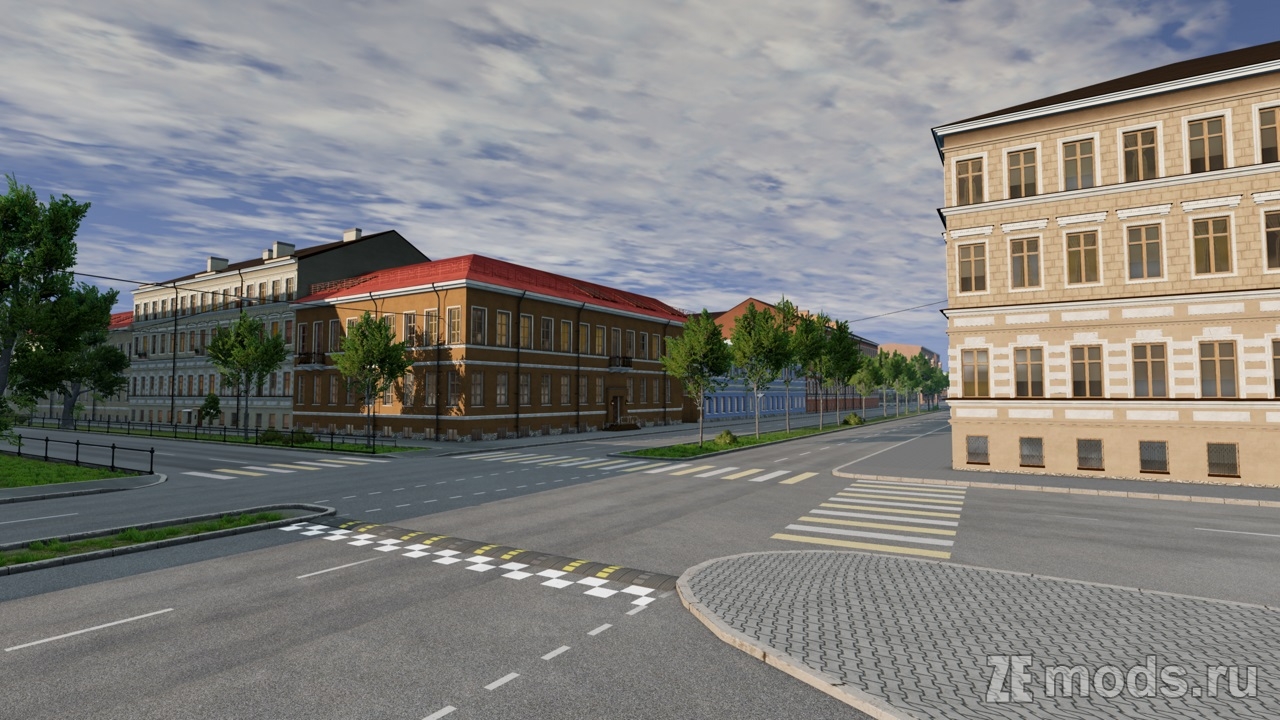 Мод Карта "Васильевский Остров СПб" (1.1.1) для BeamNG.drive (0.37.x)
