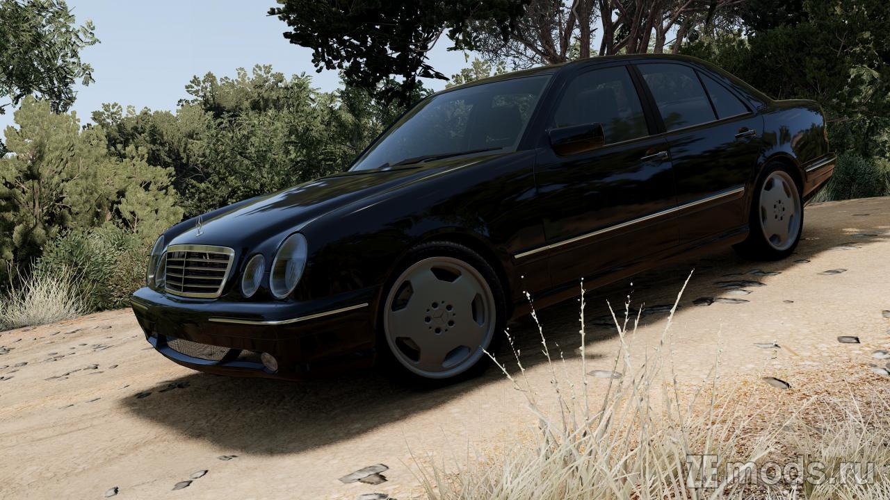 Мод Mercedes-Benz E-Class (W210/S210) (1.1) для BeamNG.drive (0.37.x)