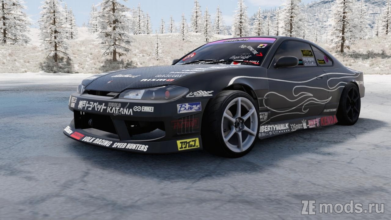 Мод Nissan Silvia (S15) (1.0.1) для BeamNG.drive (0.37.x)