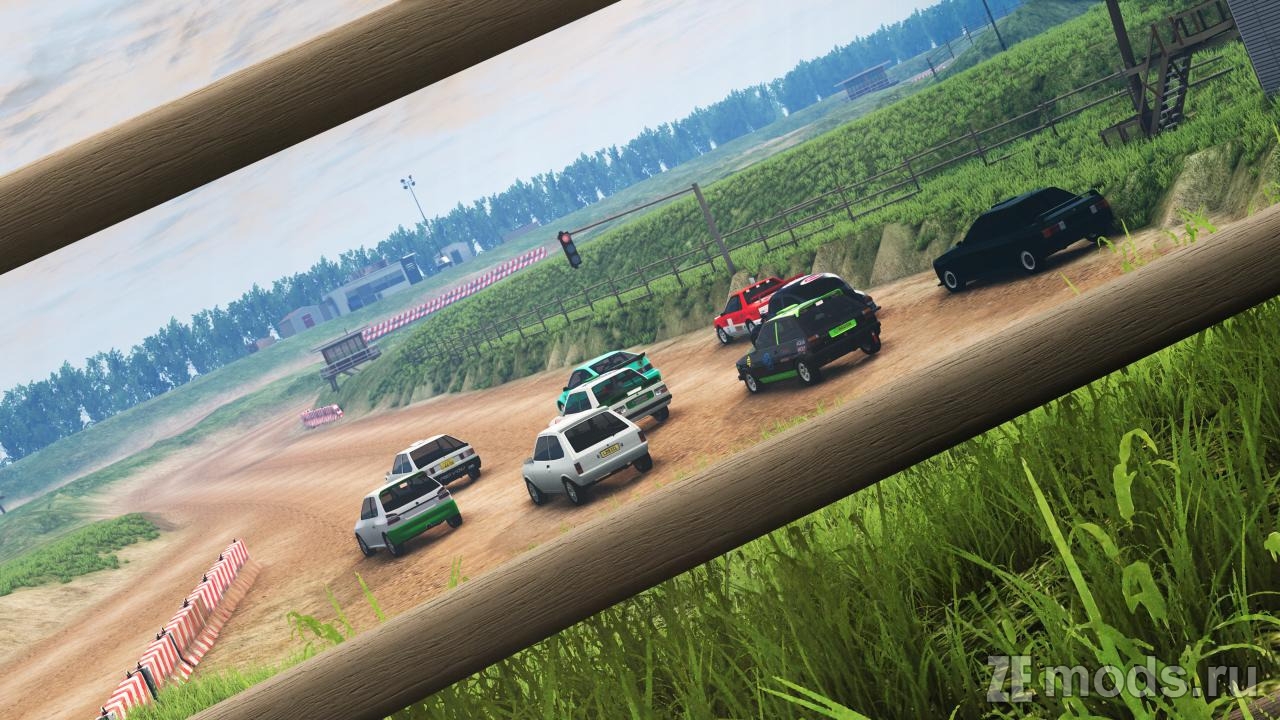 Мод Карта "Autocross Tracks" (0.6) для BeamNG.drive (0.37.x)
