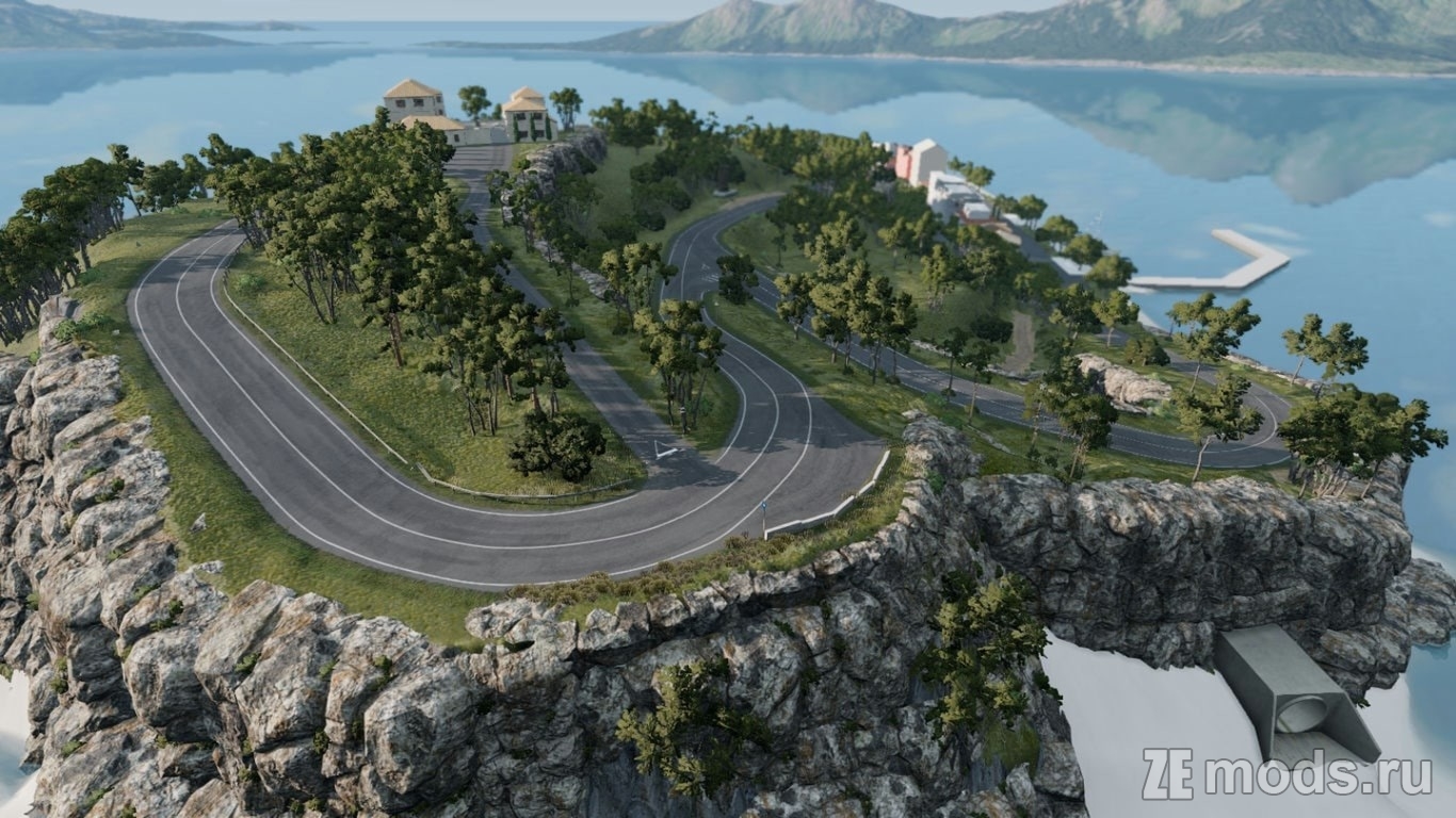 Карта "Isola Rocciosa" (2.21) для BeamNG.drive (0.37.x)