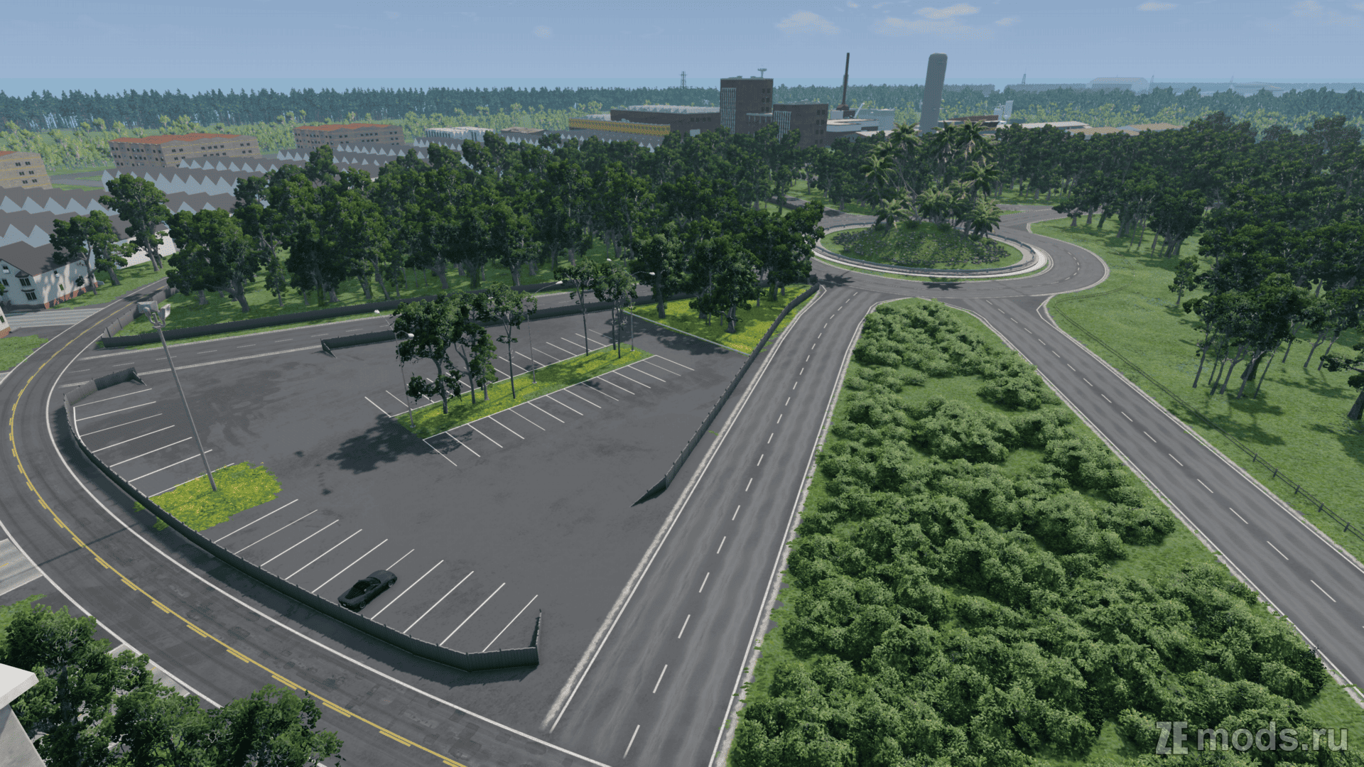 Мод Карта "Band1t County" (1.0) для BeamNG.drive (0.37.x)