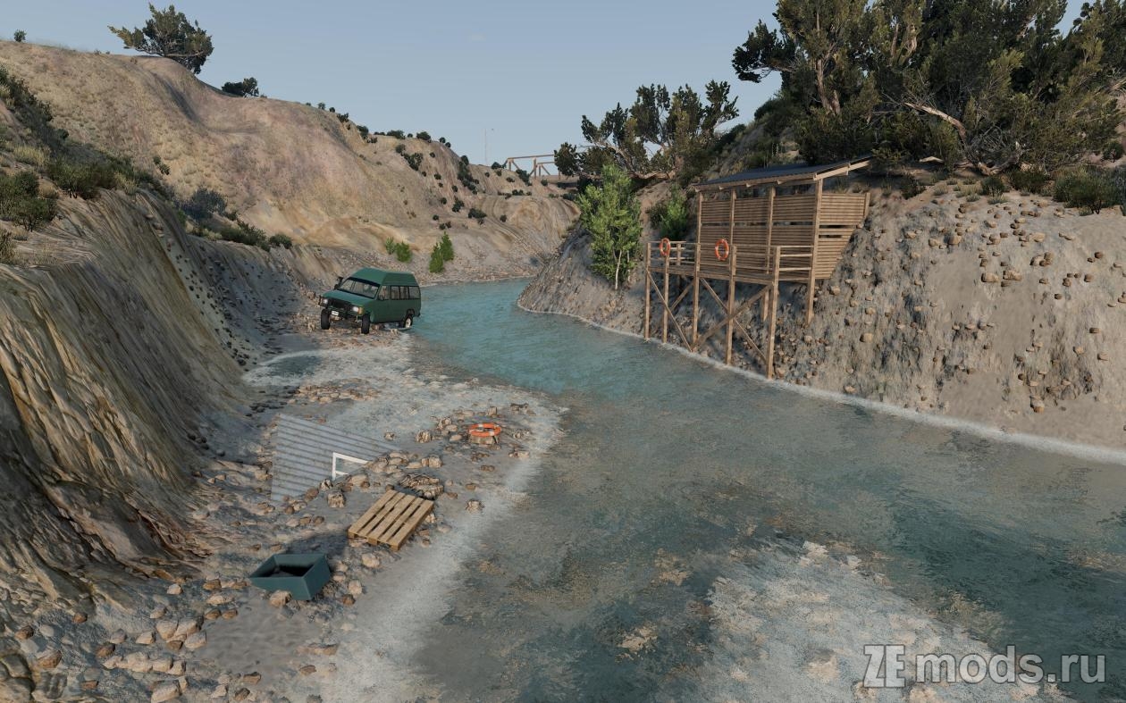 Мод Карта "Barbent's Gambling Zone" (1.3CC) для BeamNG.drive (0.37.x)
