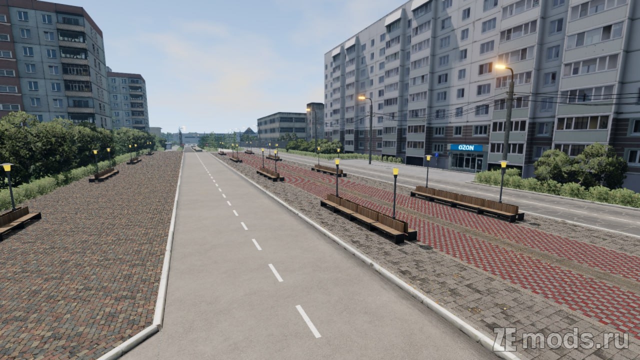 Мод Карта "Вешки" (1.1) для BeamNG.drive (0.37.x)