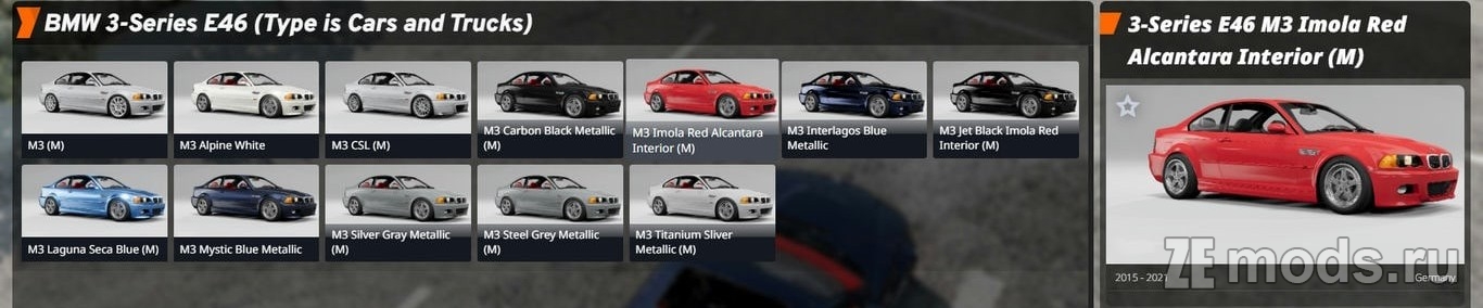 Мод BMW M E46 Rework (1.0) для BeamNG.drive (0.37.x)