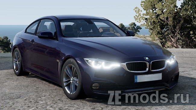 BMW 4-Series F32 (1.0) для BeamNG.drive (0.37.x)