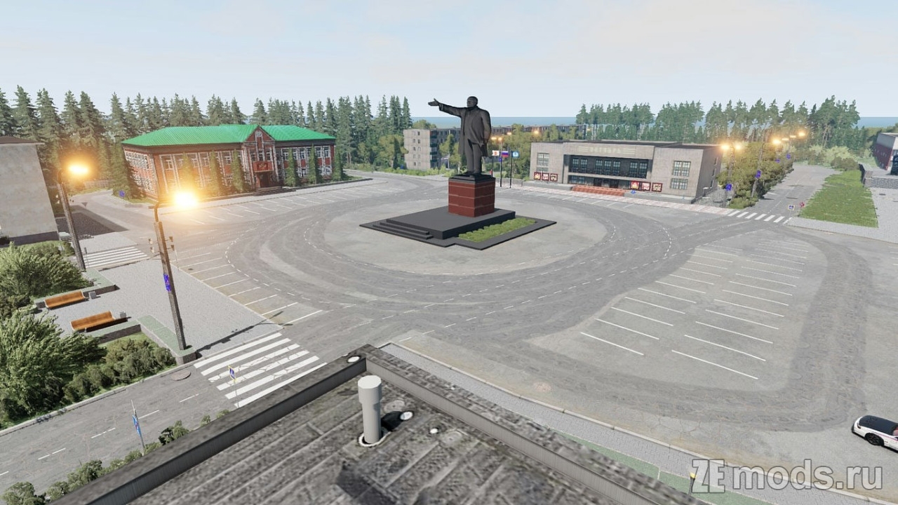 Мод Карта "Вешки" (1.0) для BeamNG.drive (0.37.x)
