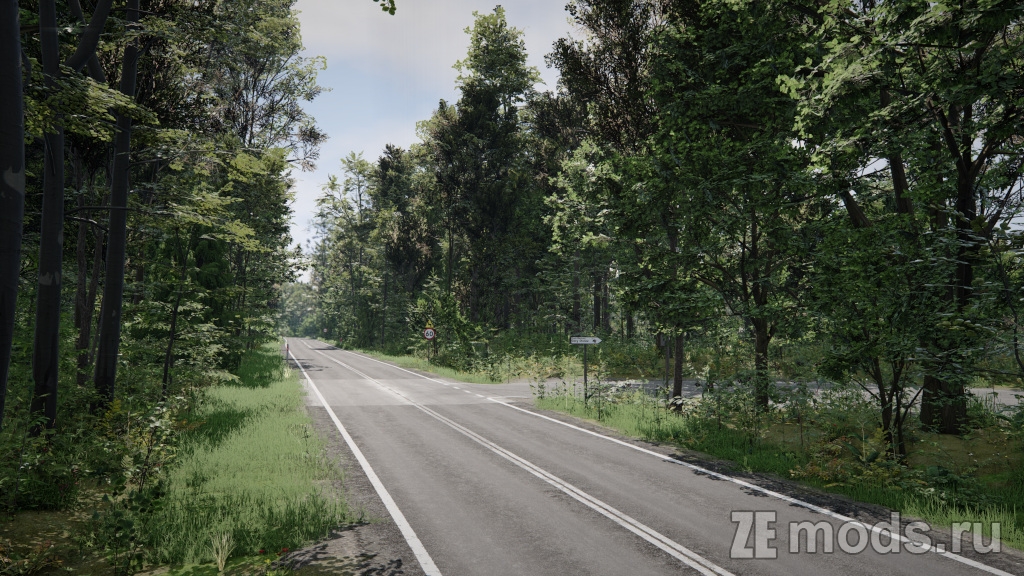 Мод Карта "DK28 Wujskie - Tyrawa Wołoska, Podkarpackie, Poland" (1.0) для BeamNG.drive (0.37.x)