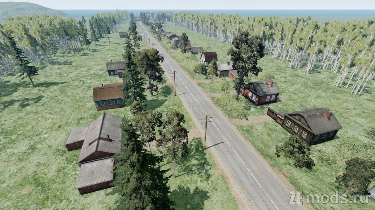 Мод Карта "Вешки" (1.0) для BeamNG.drive (0.37.x)