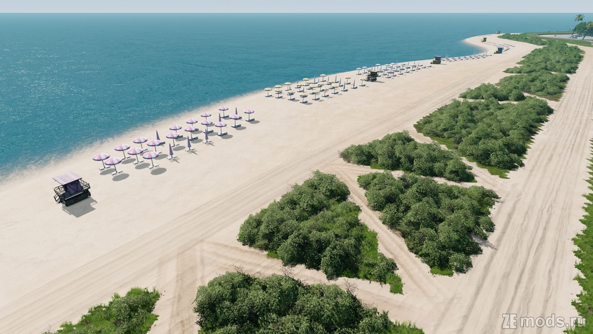 Мод Карта "SIXT Island" (1.01) для BeamNG.drive (0.37.x)